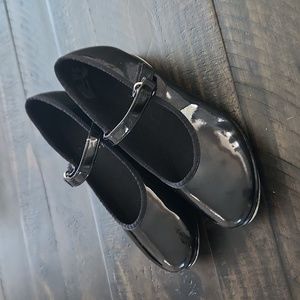 Black Patent Tap Shoes 11.5